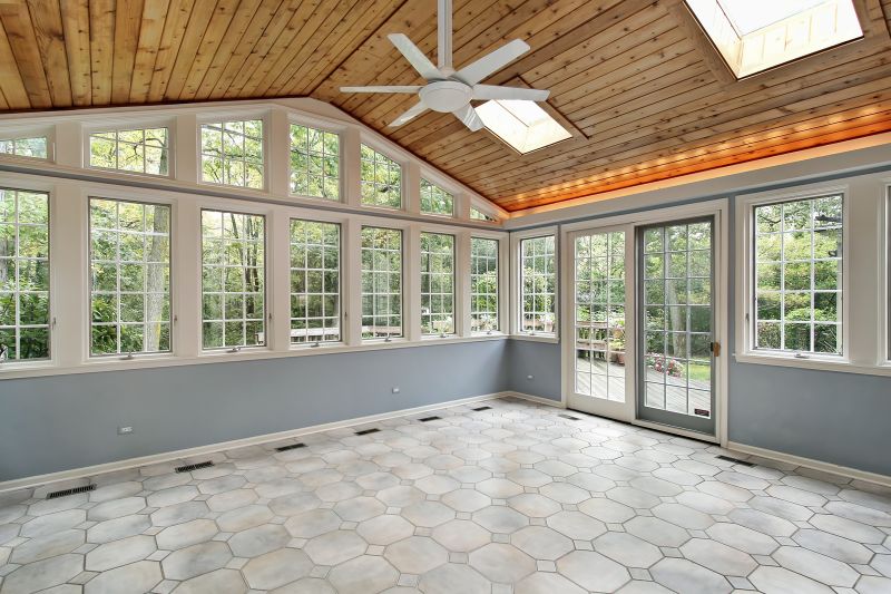 Sunroom with Clear Skies
